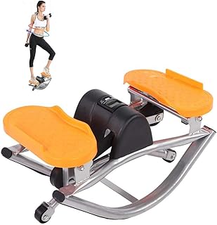 SCIAZA Multifunctional Stepper Mini Climbing Machine, Portable Mute Stepper, Home Stepper, Indoor Swing Exercise, Mini Multifunctional Pedal Fitness Equipment Weight Loss Stepper Efficency