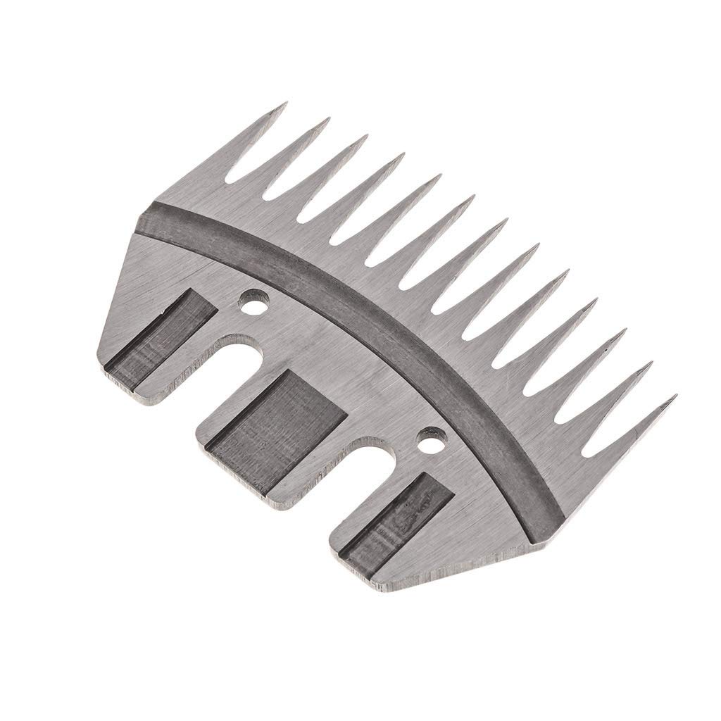 Tijeras de Lana para Oveja de Acero Inoxidable de Tijeras, Punta 13 Tooth Universal, Cuchillas para Cabra Shearing