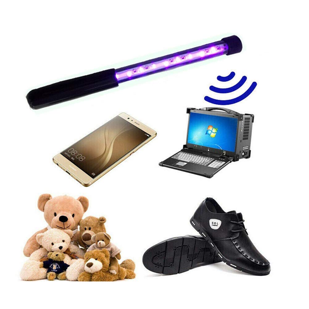 3W de la lámpara UV, UVC esterilizador luz ultravioleta USB portátil de iluminación LED inicio Mejora de Cuidados en el hogar Iluminación de interior,2 PCS
