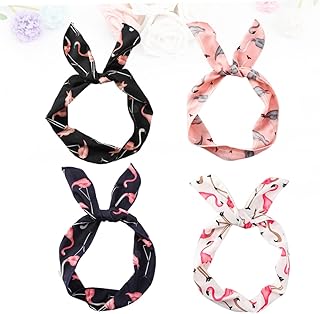 FOMIYES Makeup Hair Band Bag Scarf for Handbags Hair Scarf Headband Makeup Headbands Printed Bow Headwraps Printed Ribbon Scarf Hair Ties Wrist Scarf Head Wrap Silk Scarf Headgear Handle