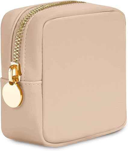 Miniatura 7 de DANCOUR Bolsas de maquillaje para mujeres, Bolsa de maquillaje de nylon, Bolsa de maquillaje grande, Bolsa de maquillaje Preppy, Bolsa de maquillaje