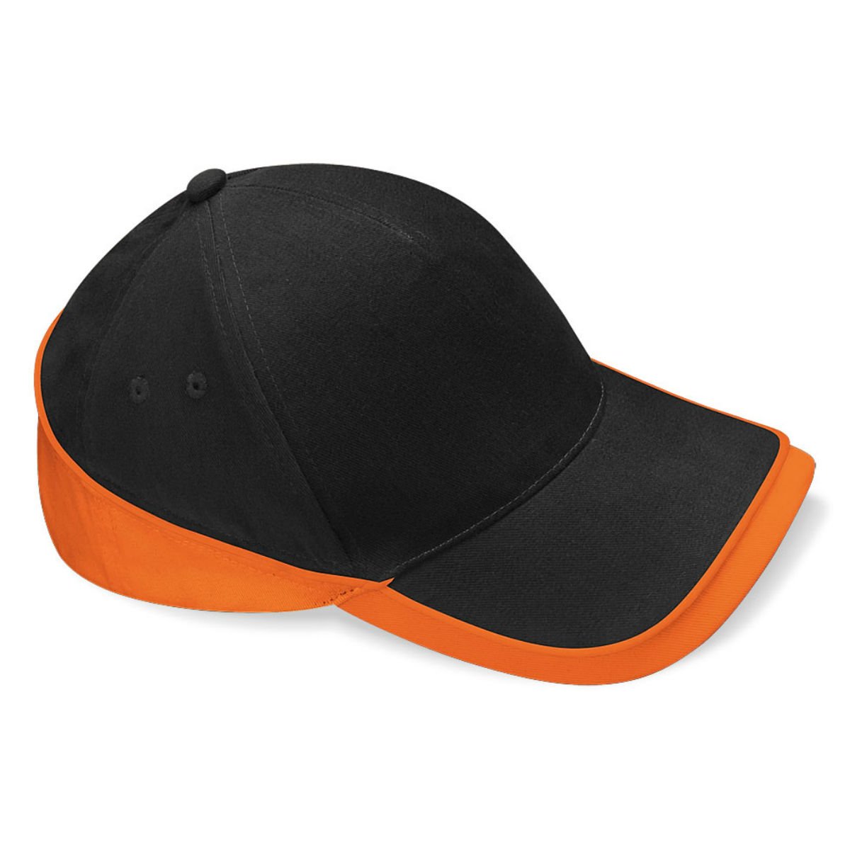 Beechfield Teamwear Cap in black / orange