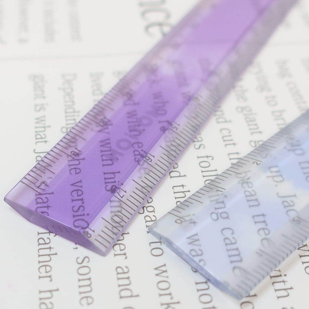 Amazon.co.jp: MOTiON[ものさし]ダブルサイド定規 17cm 【パープル