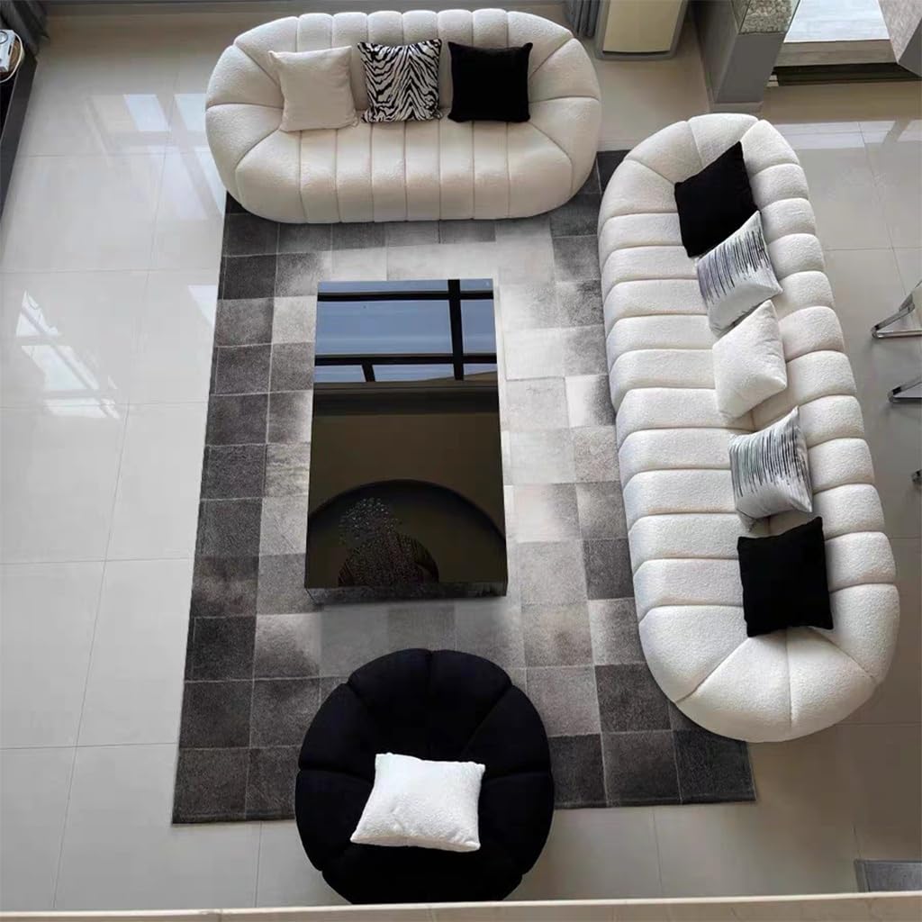 Tappeto in pelle di mucca a quadretti marrone e bianco multicolore, protezione del pavimento in vacchetta fatto a mano rettangolare arredamento rustico in ecologica provenienza etica(2000MMx3000MM)