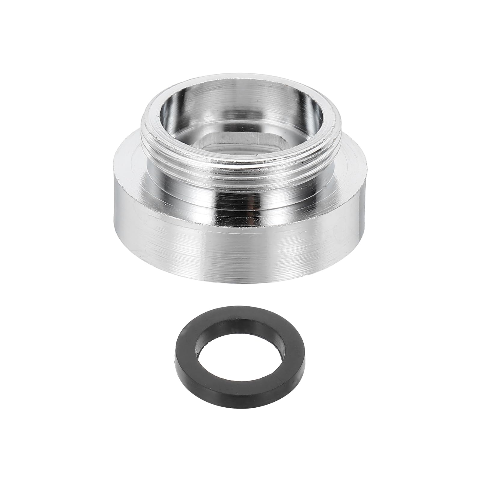 sourcing map Faucet Aerator Adapter, M26 Female to M22 Male with Washer, 13mm Length