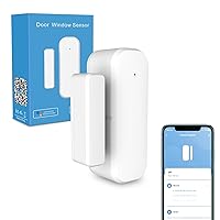 Vista 9 de Sensor de puerta inteligente WiFi, sin hub necesario, sensor de ventana inalámbrico con alerta de aplicación, sensor de puerta WiFi 2.4G