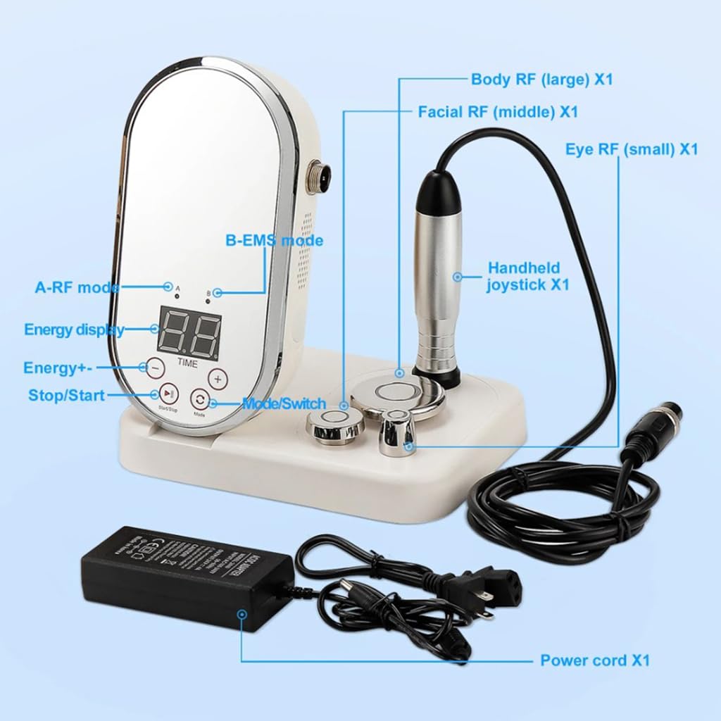 Máquina De Radiofrecuencia Facial Y Corporal, Maquina Radiofrecuencia Facial Profesional, Aparato Radiofrecuencia Facial Y Corporal, Facial Aparato RF Para El Rejuvenecimiento De La Piel