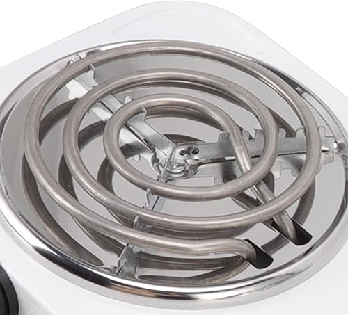 Miniatura 6 de Estufa eléctrica de encimera, 2000 W, multifuncional, 2 estufas de cocina portátiles, placa eléctrica doble para el hogar y al aire libre (110 V)