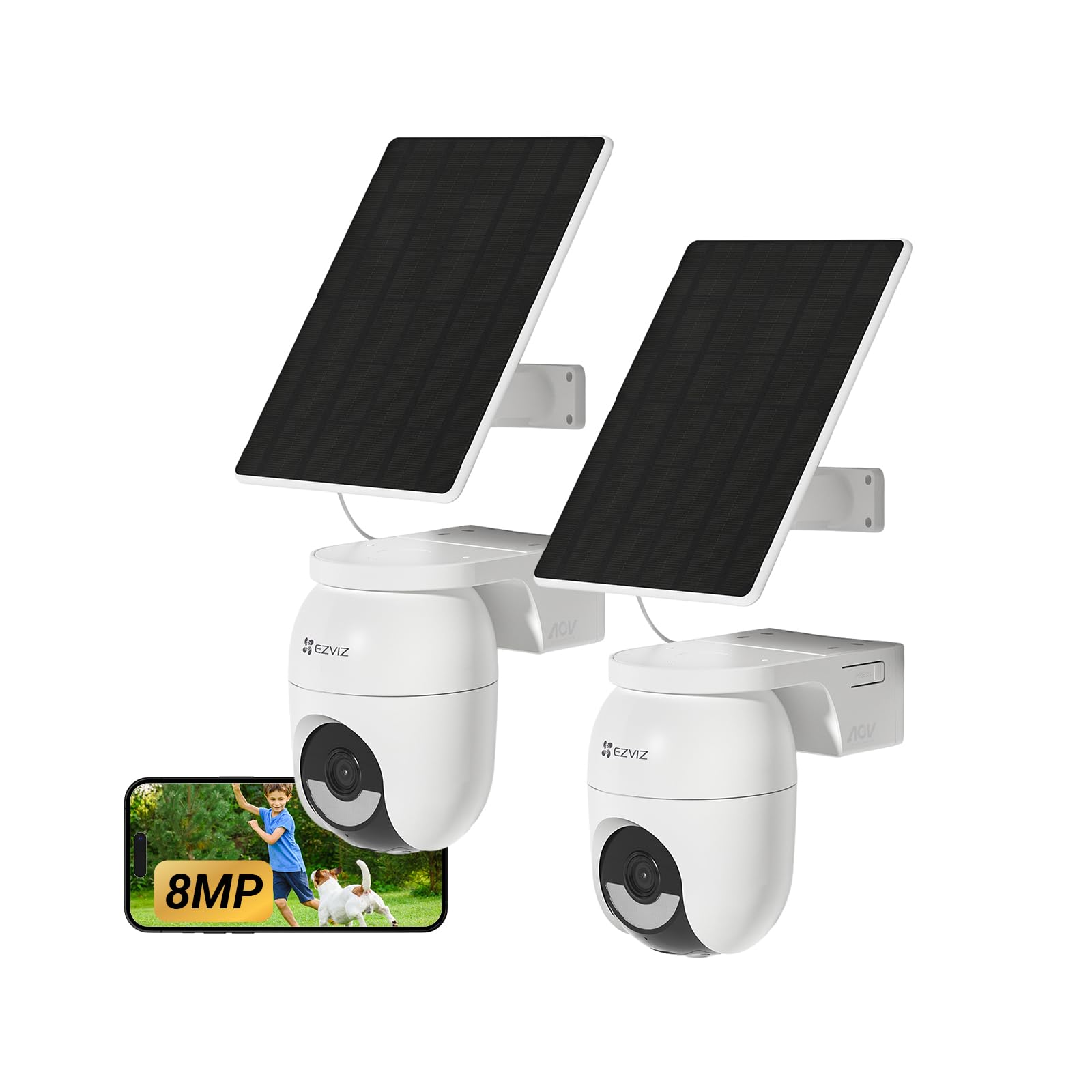 EZVIZ 4K Überwachungskamera Aussen Solar mit Akku