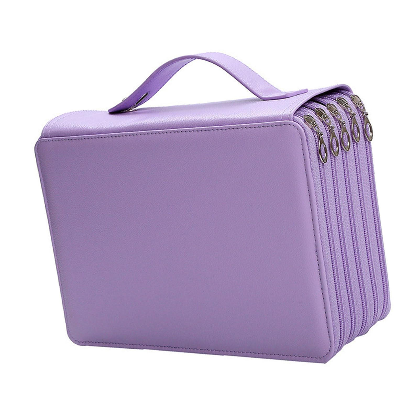 Estuche para lápices de alta capacidad con 252 ranuras con cierre de cremallera para estudiantes de artistas, bolsas de gran capacidad, PL, 29x11x20cm