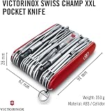 Victorinox Swiss Champ XXL Couteau Suisse Multifonction Couteau de poche Cadeau 73 fonctions Lame Grande Lame Petite - 3