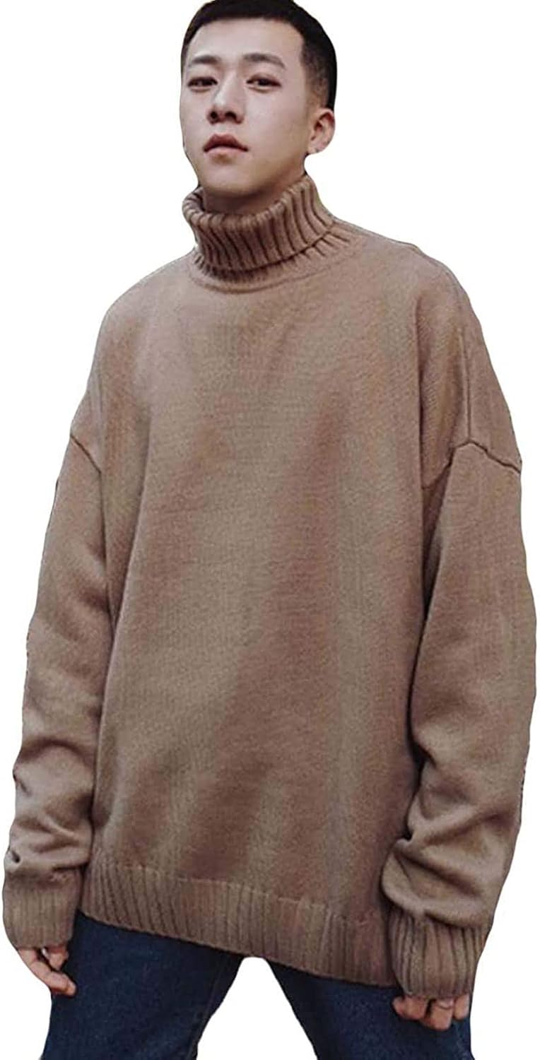 ニットメンズ セーター 人気ブレゼント カットソー 韓国風 厚手 冬 黒 シンプル 白 ショート ゆったり タートルネック 無地