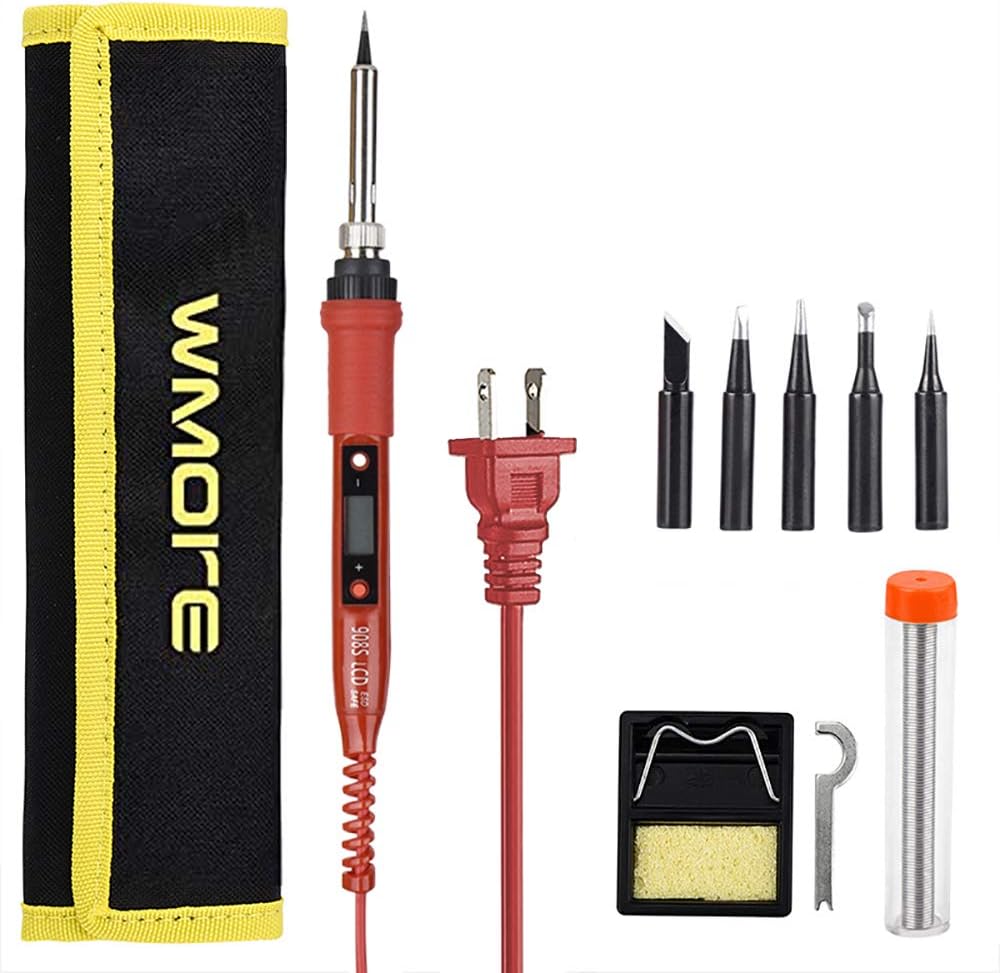 Soldering Iron,Wmore Adjustable Temperature Soldering Iron