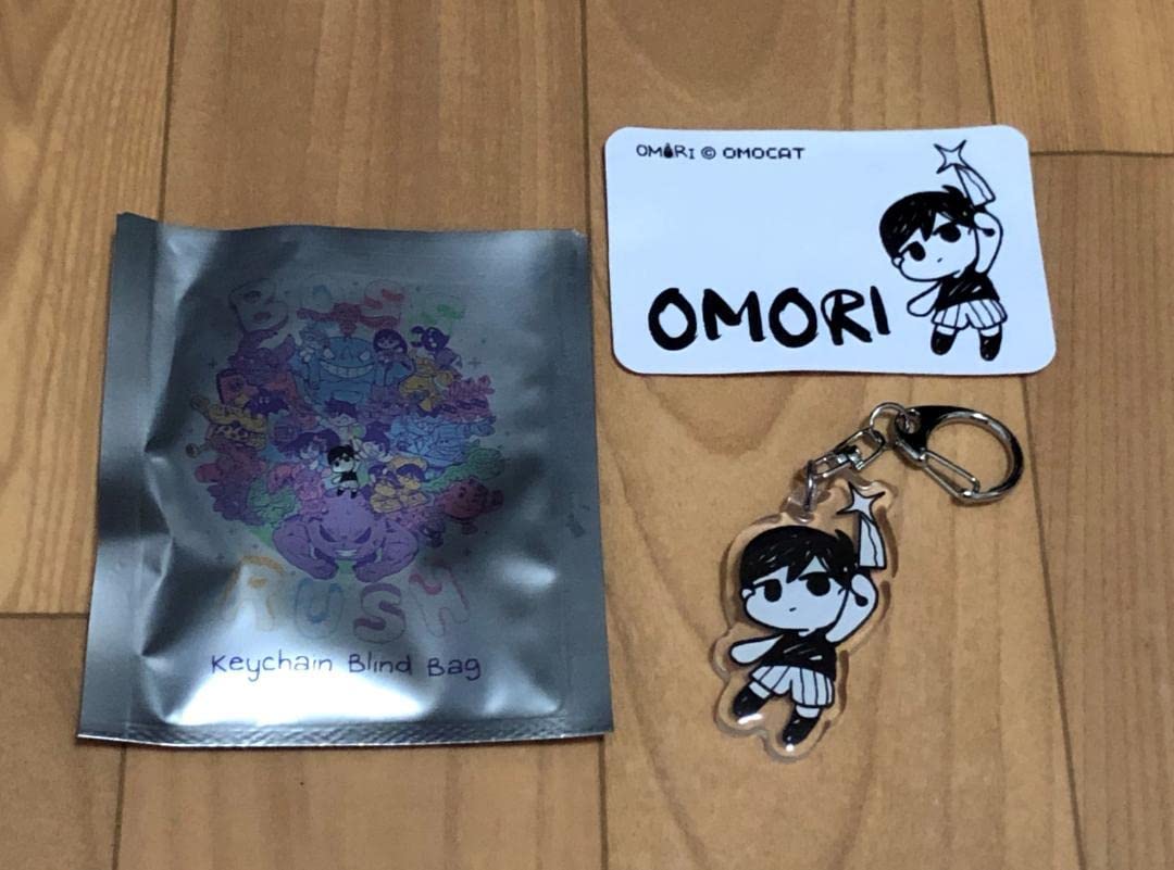 OMORI ヘッドスペースアクリルキーチェーン OMORI シャカシャカ