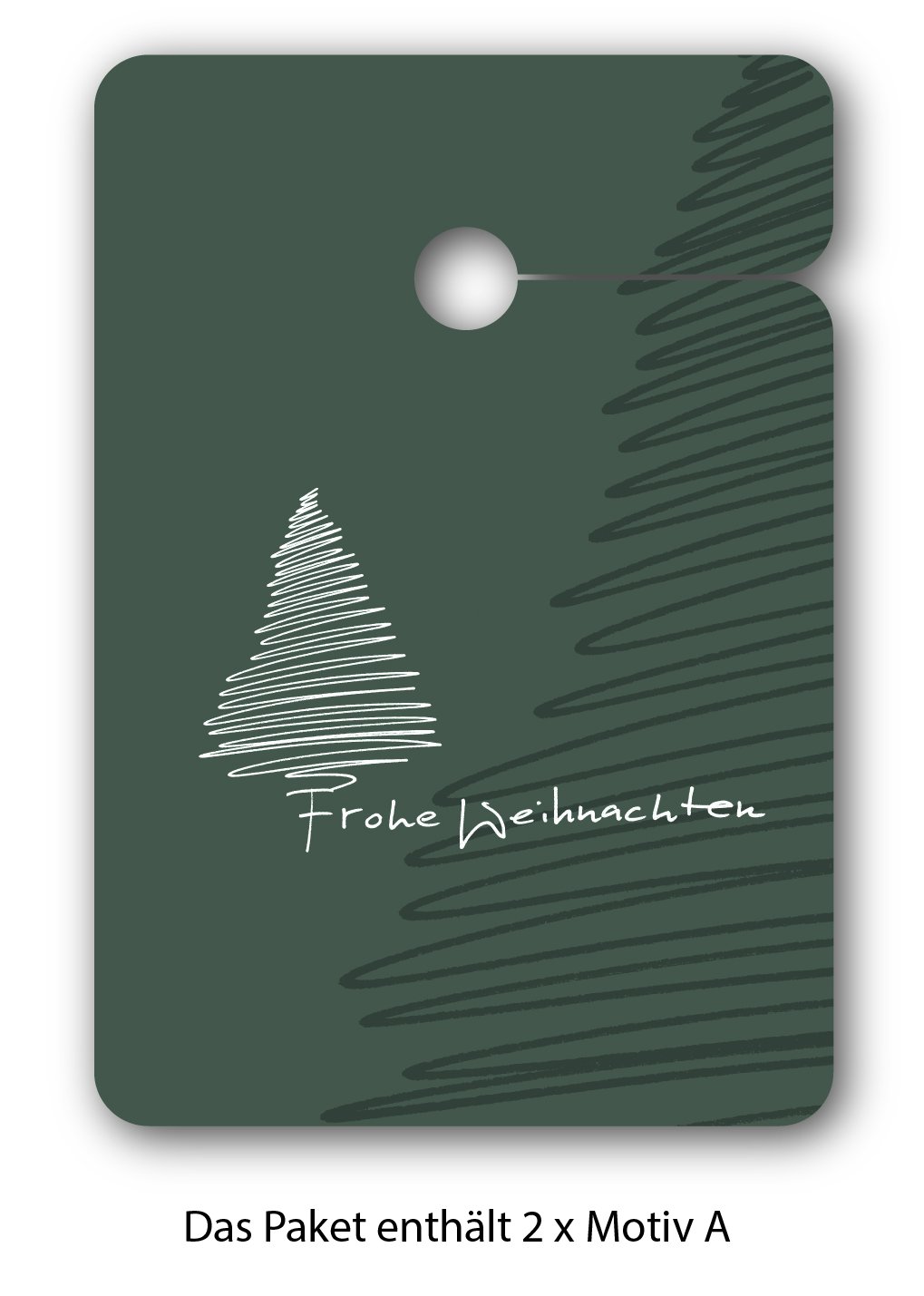 Edle Weihnachts 64 Stück Geschenkanhänger | Papier Anhänger | Geschenkkarten zu Weihnachten mit Kerze oder Weihnachtsbaum: Frohe Weihnachten