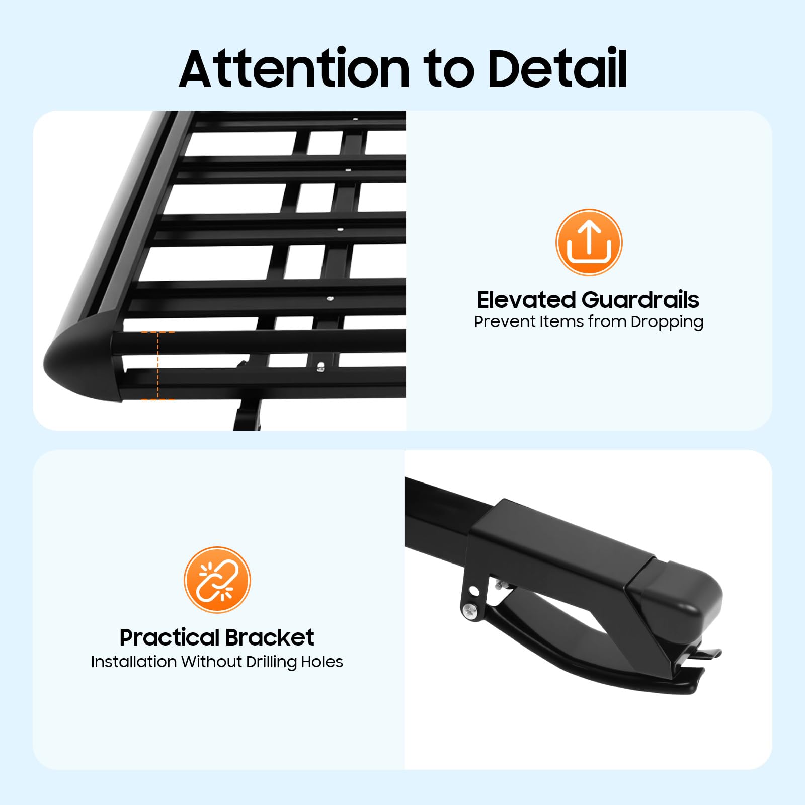Portaequipajes Universales De Aluminio Ajustables Con Rieles De Techo Ligeros Para Modelos SUV Con Portaequipajes Incorporados Capacidad De Carga 150 Kg