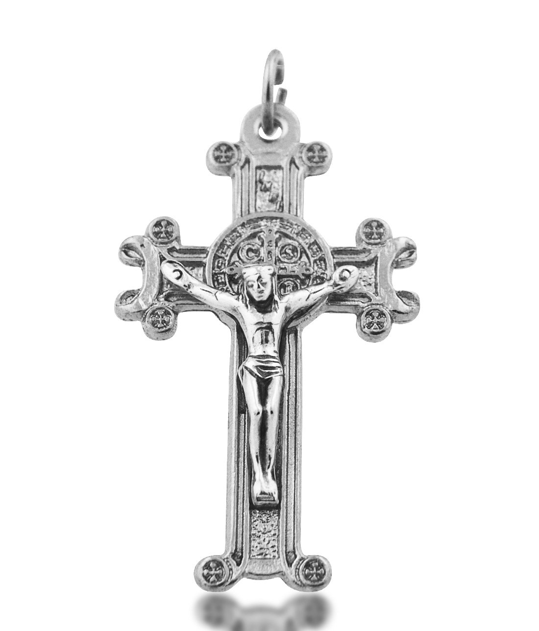 Religious Gifts Saint Benedict Crusader Pendant for Men