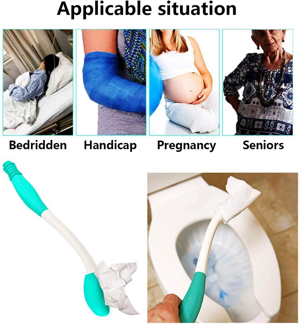 Vansun 1-Pack Toilet Aids Tools,Long Reach Comfort Wipe, Tissue-Stick Toilet Helper, Elderly, Pregnancy, Help to Handle The Living Problem.: Health & Personal Care