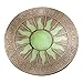 Bits and Pieces - Sun Garden Stone - Glowing Sun in The Dark; Garden Décor - 25cm Diameter, Polyresin, Yellow