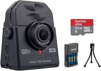 ZOOM Q2n-4K 電池パック 付属 動作品 ZOOM Q2n-4K バッテリー、スクリーン、ケースセット ズーム | 島村楽器