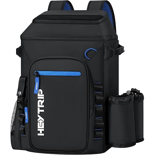 Heytrip Backpack Cooler 36/54 Cans Insulated Waterproof Cooler Bag for 20 Hours Cold Retention, Leak-Proof Cooler with Sternum Strap and Multi-Compartments