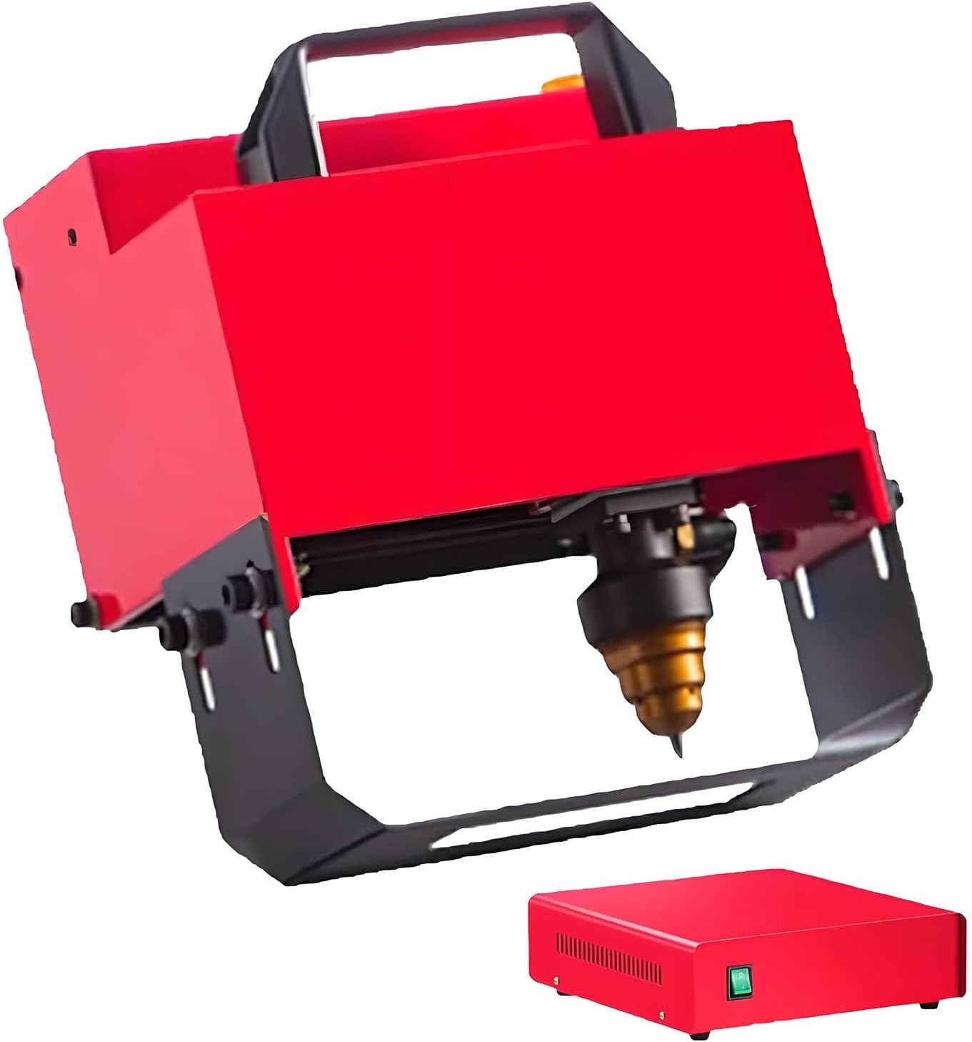 Portable Handheld Dot Peen Marking Machine - Pneumatic Metal Engraver for Serial Numbers, VIN, C Number & Letters - Compact, Durable, Easy to Use Engraving Tool