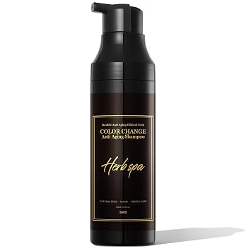 SMIB Herb Spa ColorChange Shampoo,Gray Coverage,6.76 fl oz,Natural Brown