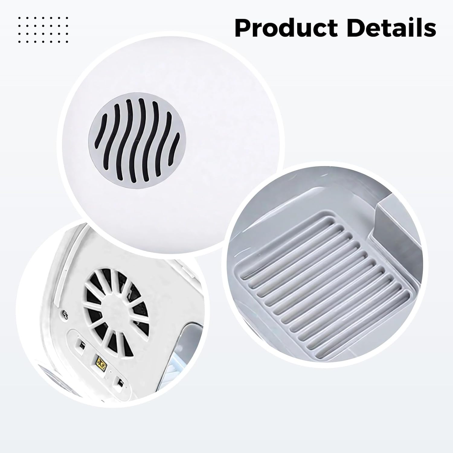 Toothbrush Sanitizer With Fan, Portable Usb Case And Mirror For Travel Electric Toothbrush