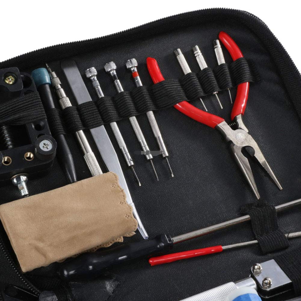 22pcs bande Watch lien Remover Pin Kit, Montre Professional Band Lien Pin outil ouvre cas de réparation Remover porte-outil Kit Set avec étui de transport