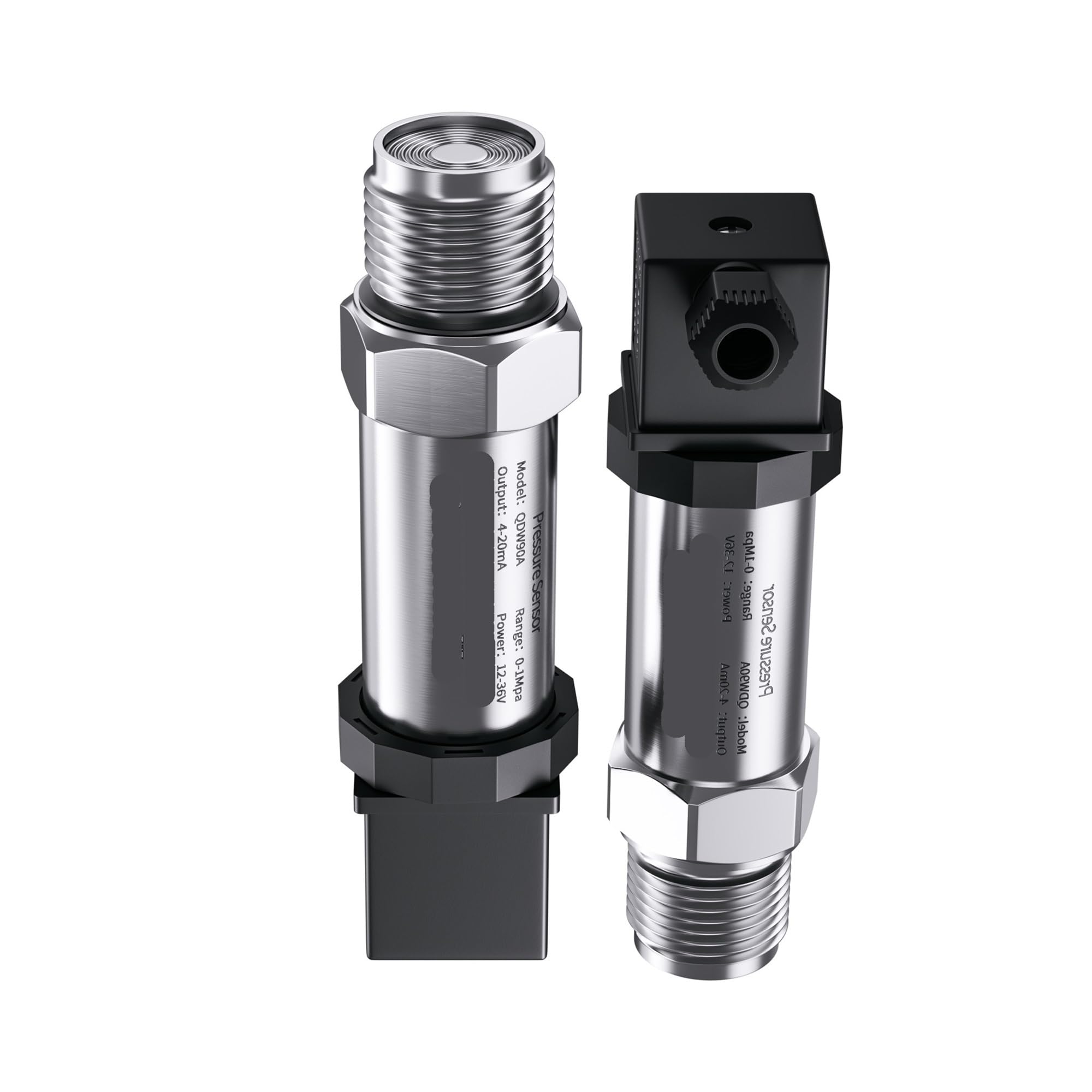 MXXDMOPD 01-600Bar Pressure Transmitter Plugging Diaphragm Pressure Sensor 4-20ma RS485(Out0.5-4.5v 5vpower)