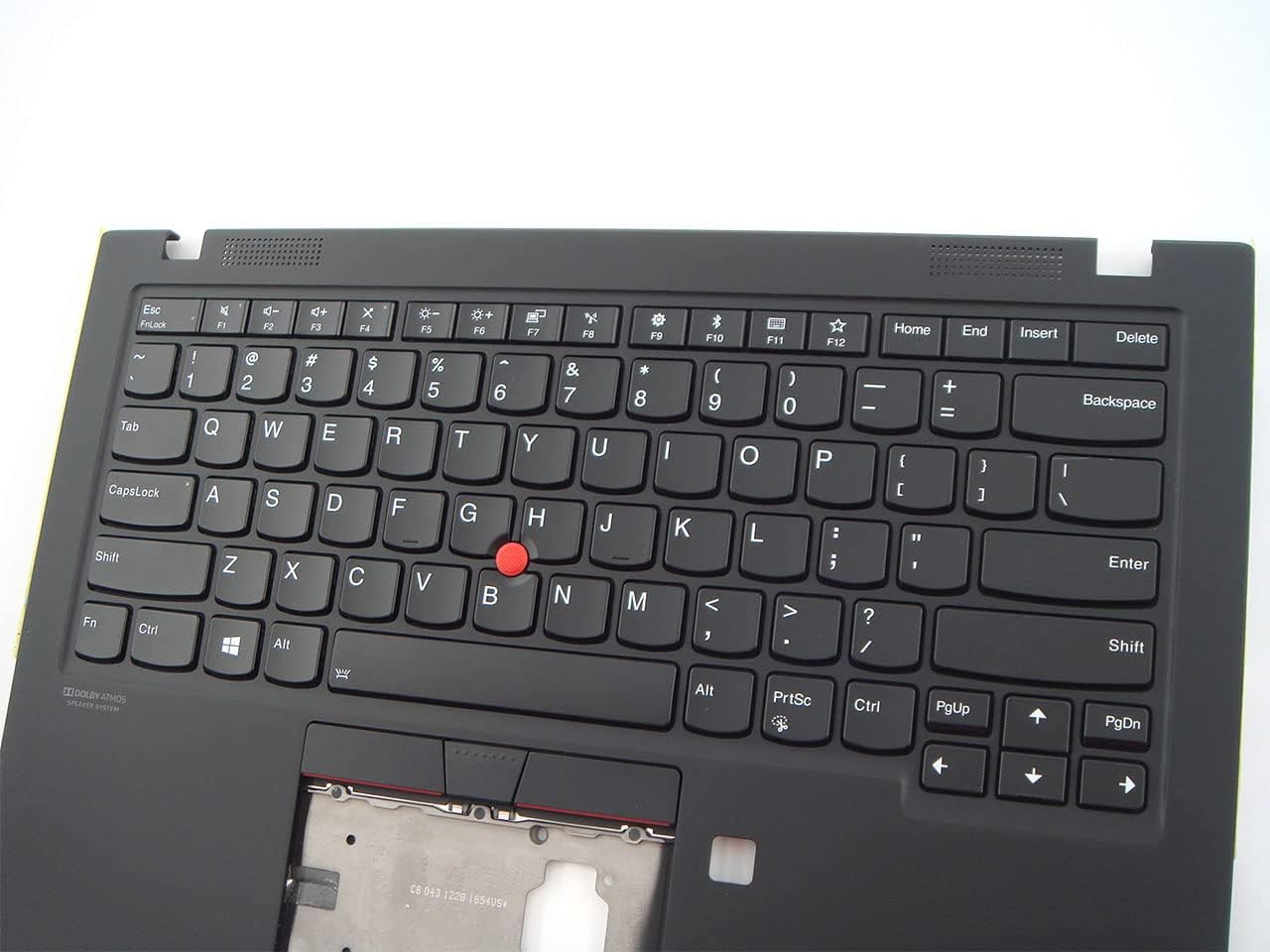Parts for Lenovo ThinkPad X1 Carbon 7th Gen 7 Palmrest US Keyboard Bezel Upper Case 5M10V25500