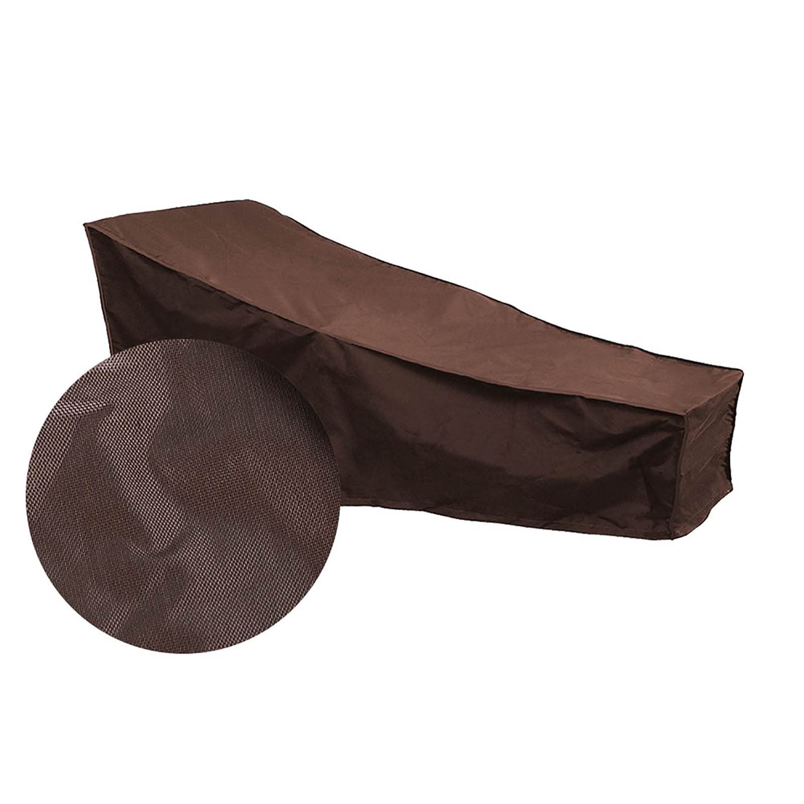 Rengue Copertura per Poltrona Lounge da Esterno 190, in taffetà di Poliestere Rivestito in Argento, Copertura per Mobili da Giardino, 208 X 76 X 41 Cm, Protezione Dalle Intemperie con Coulisse per