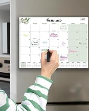 Magnetic Calendar Fridge 2026 A4, Family Calendar November 2025 - December 2026, Monthly Planner, Organizer for Home and Office (Italian)