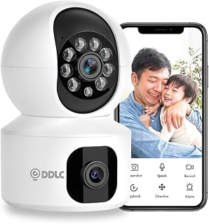 DDLC 5MP Indoor WiFi Smart CCTV Camera for Home | 1080p HD | Color Night Vision | Motion Detection | Two Way Audio | Wirel... Price In India