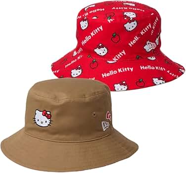 リバーシブル ハローキティ バケットハット NEW ERA ニューエラ キッズ ハット NEWERA Kid's バケット01