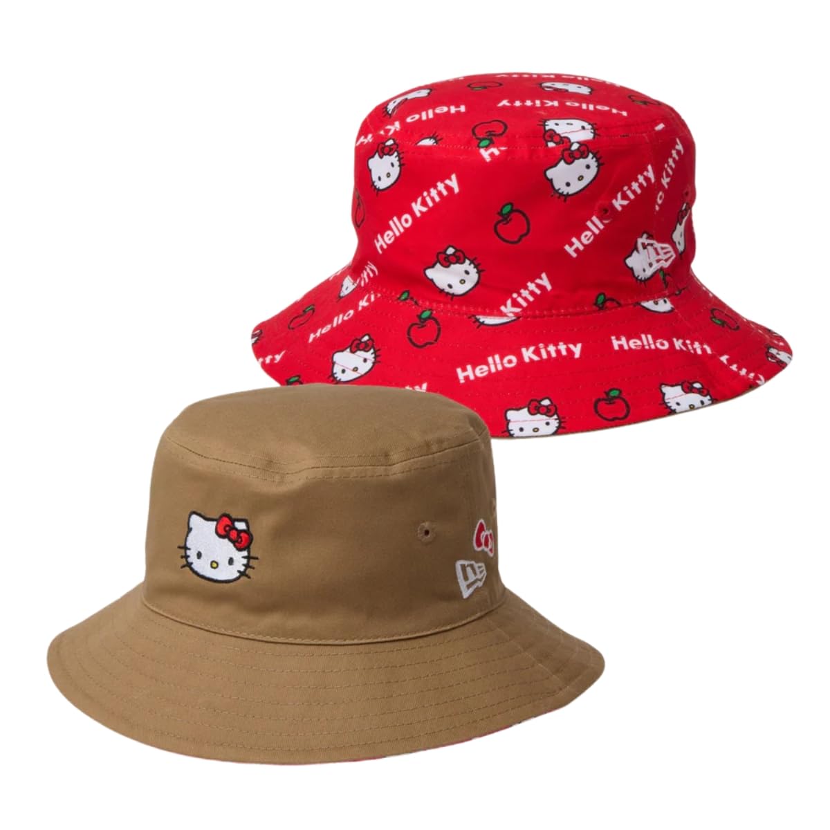 ニューエラ　ハローキティ　バケットハット　M/L NEW ERA 最大42% 8/24限定 ニューエラ ハローキティ バケット