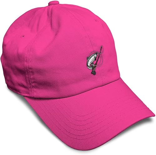 Vista 25 de Speedy Pros Gorra de béisbol suave con bordado de pesca con mosca, sombreros de algodón para hombres y mujeres