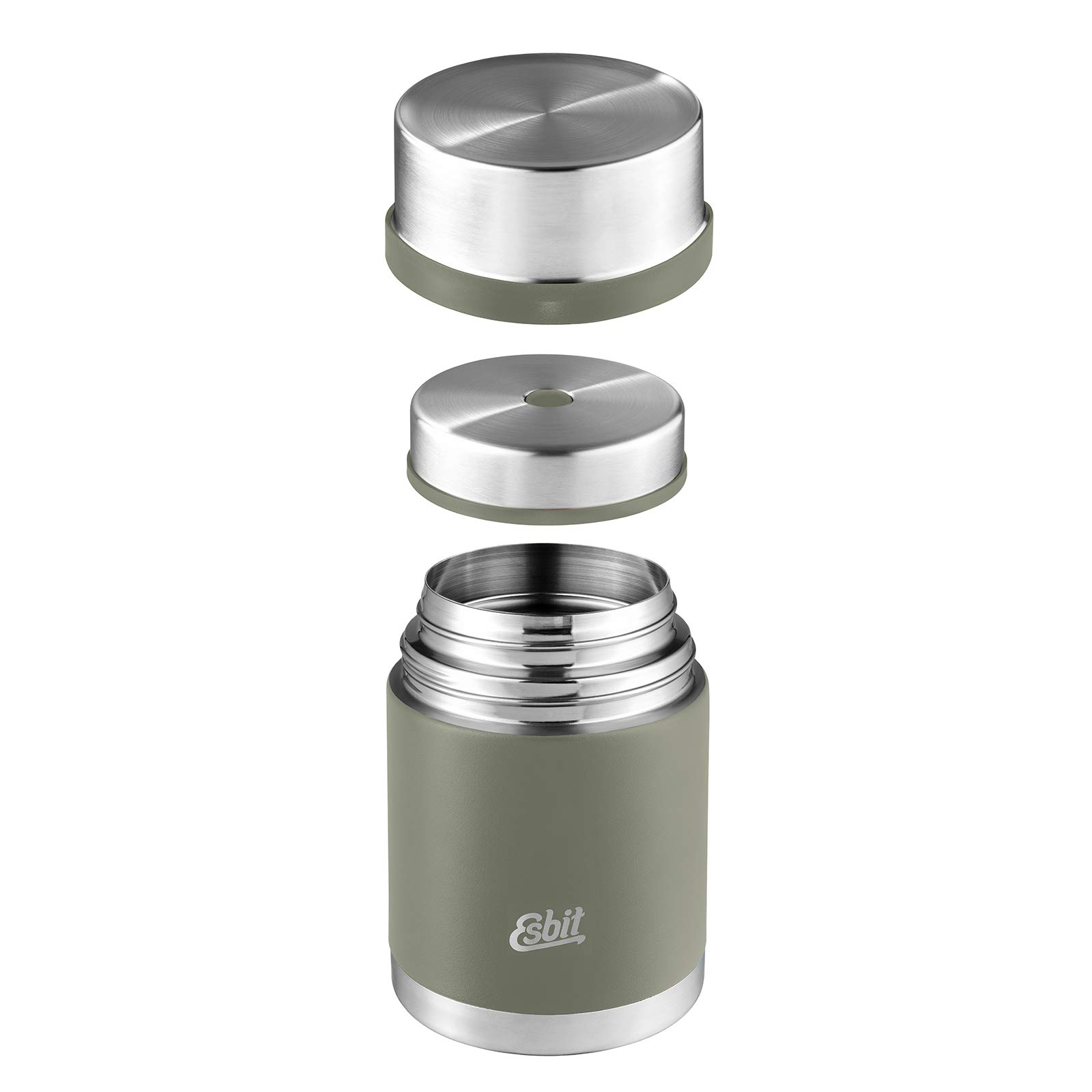 Esbit Sculptor Thermobehälter für Essen, mit personalisierter Gravur, Edelstahl, BPA-Frei, Schwarz, Silber &mehr, 500ml, 750ml & 1000ml, Speisegefäß für warme und kalte Speisen, für Suppen und Salate