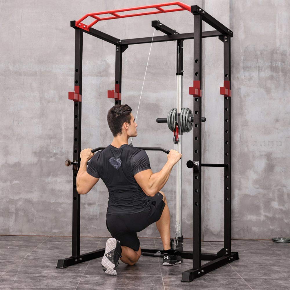Home Gym Fitness Equipment with Adjustable Height, for Living Room, Gym(55.1
