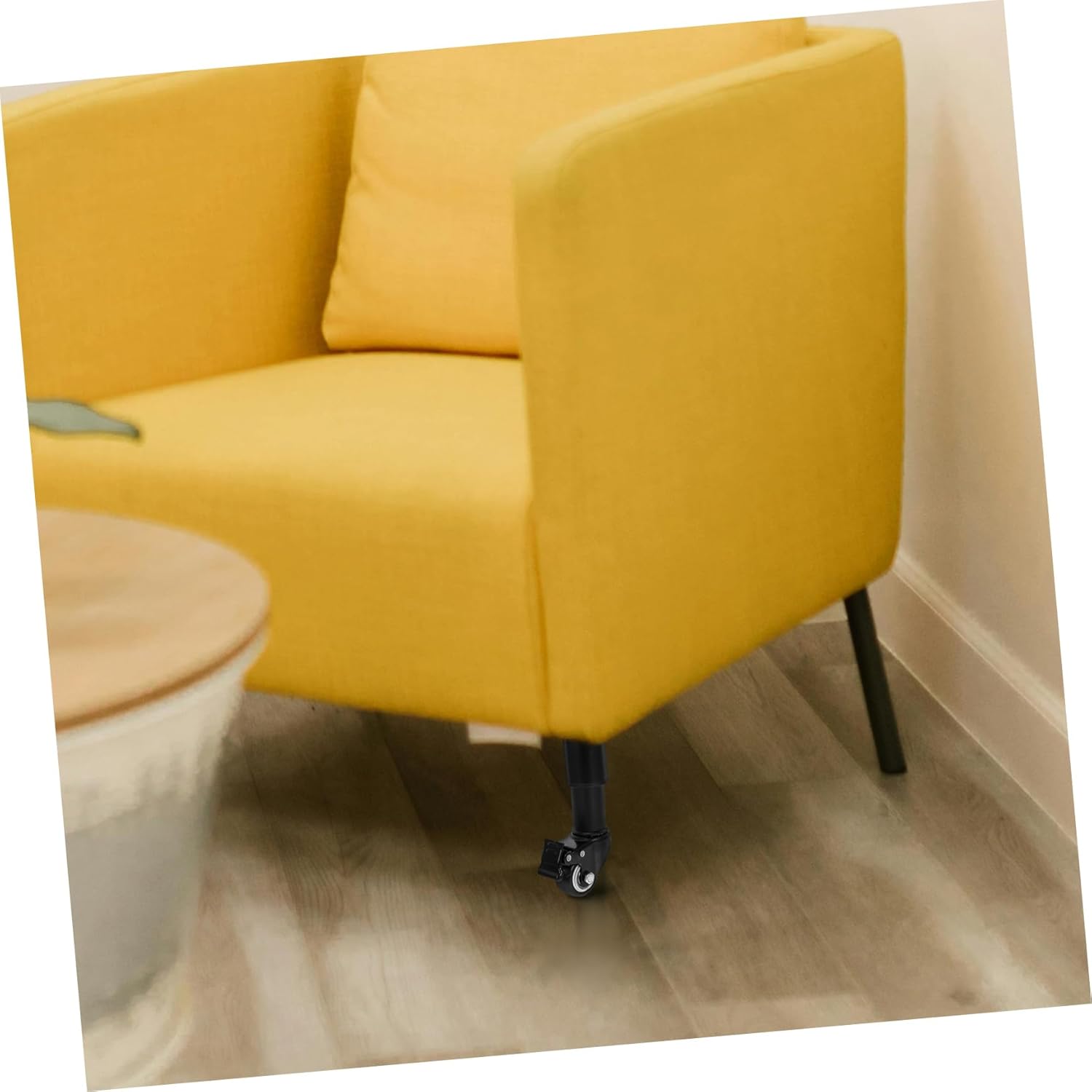 4pcs Adjustable Caster Wheels for Table Legs Height Sofa Support Feet for Furniture Easy Installation Modern Design