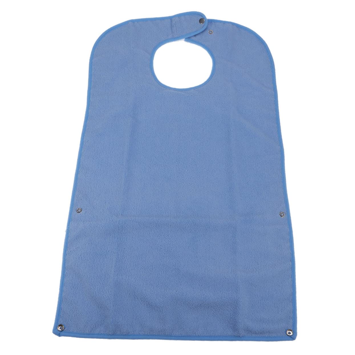 FOMIYES Dult Elderly People Meal Bibs Waterproof and Washable Cloth Button Bib 240bl