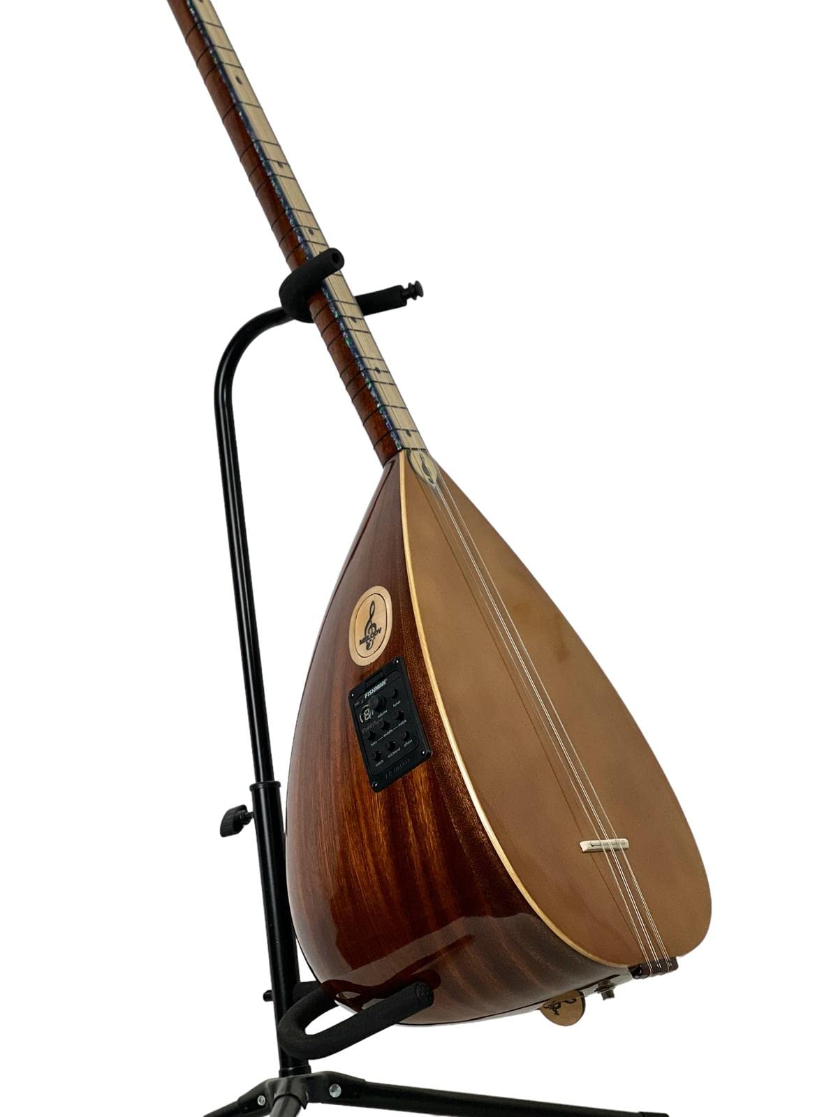 Melody Profesyonel Saz Baglama à col long avec égaliseur Fishmann