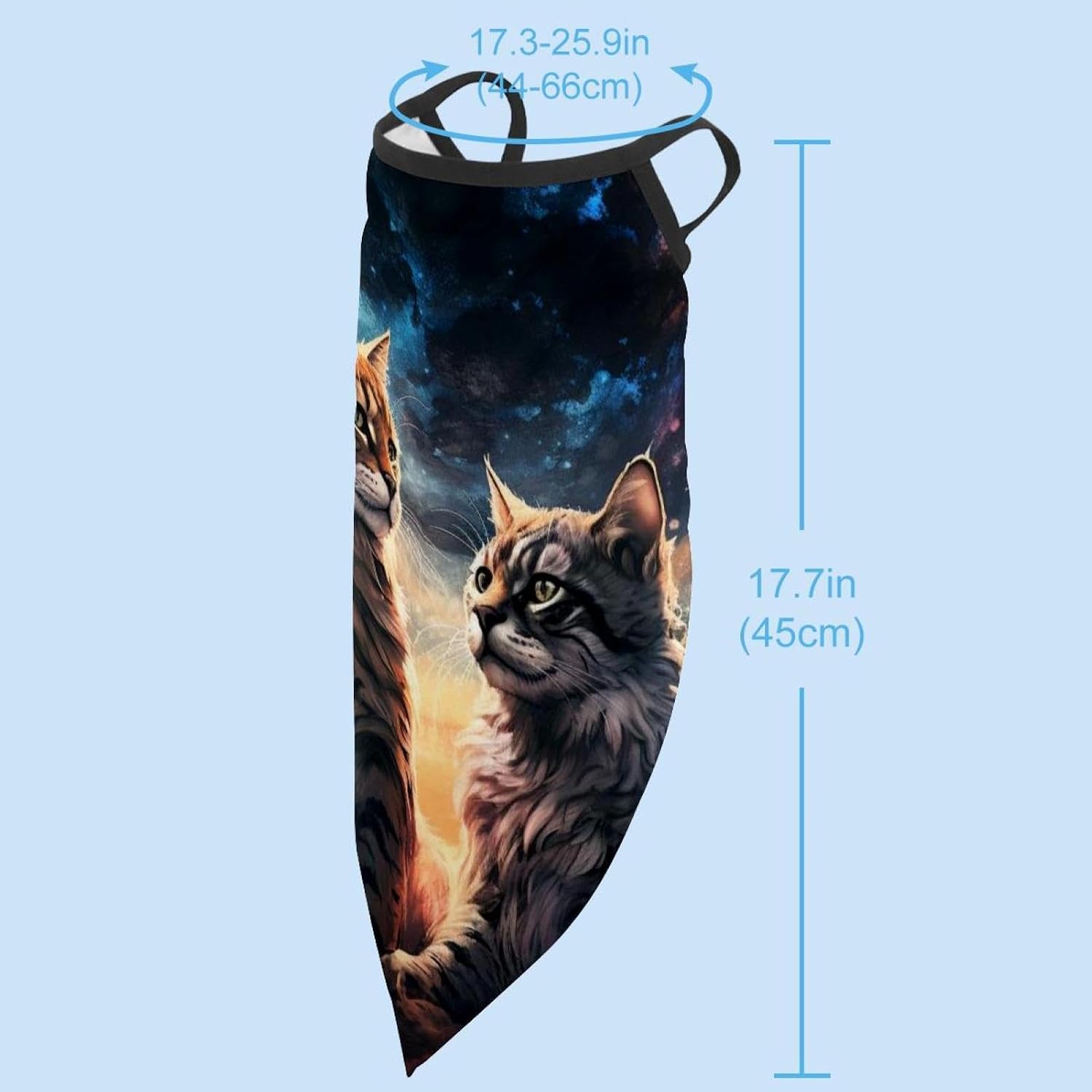 4 Pack Starry Animal Neck Gaiter, Cooling Breathable Face Mask UV Protection Scarf Hiking Bandana for Men/Women