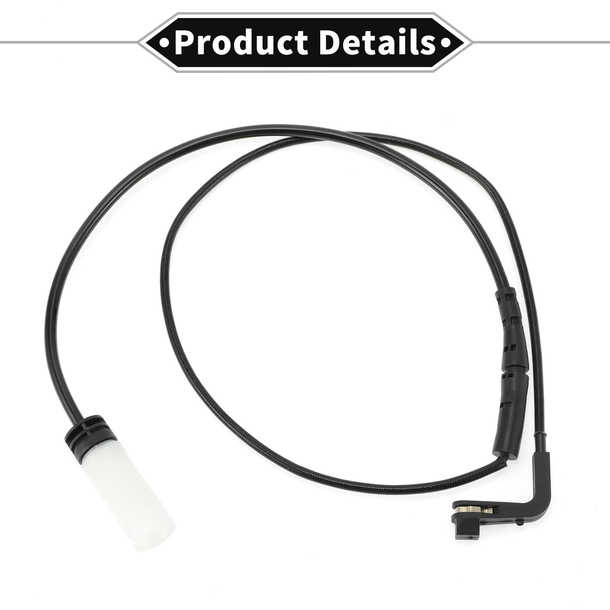 Sensore di Usura Pastiglie Freno BMW SERIE 5 E60 E61 2003-2009 TPU Gomma Nera Posteriore