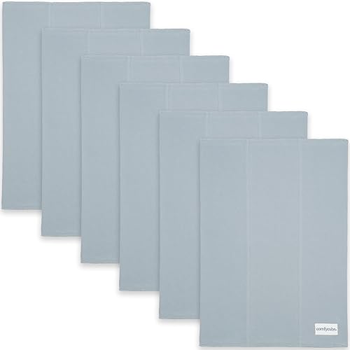 Miniatura 9 de Comfy Cubs - Juego de 6 paños grandes de algodón 100 de doble capa extra absorbentes y suaves para niños y niñas