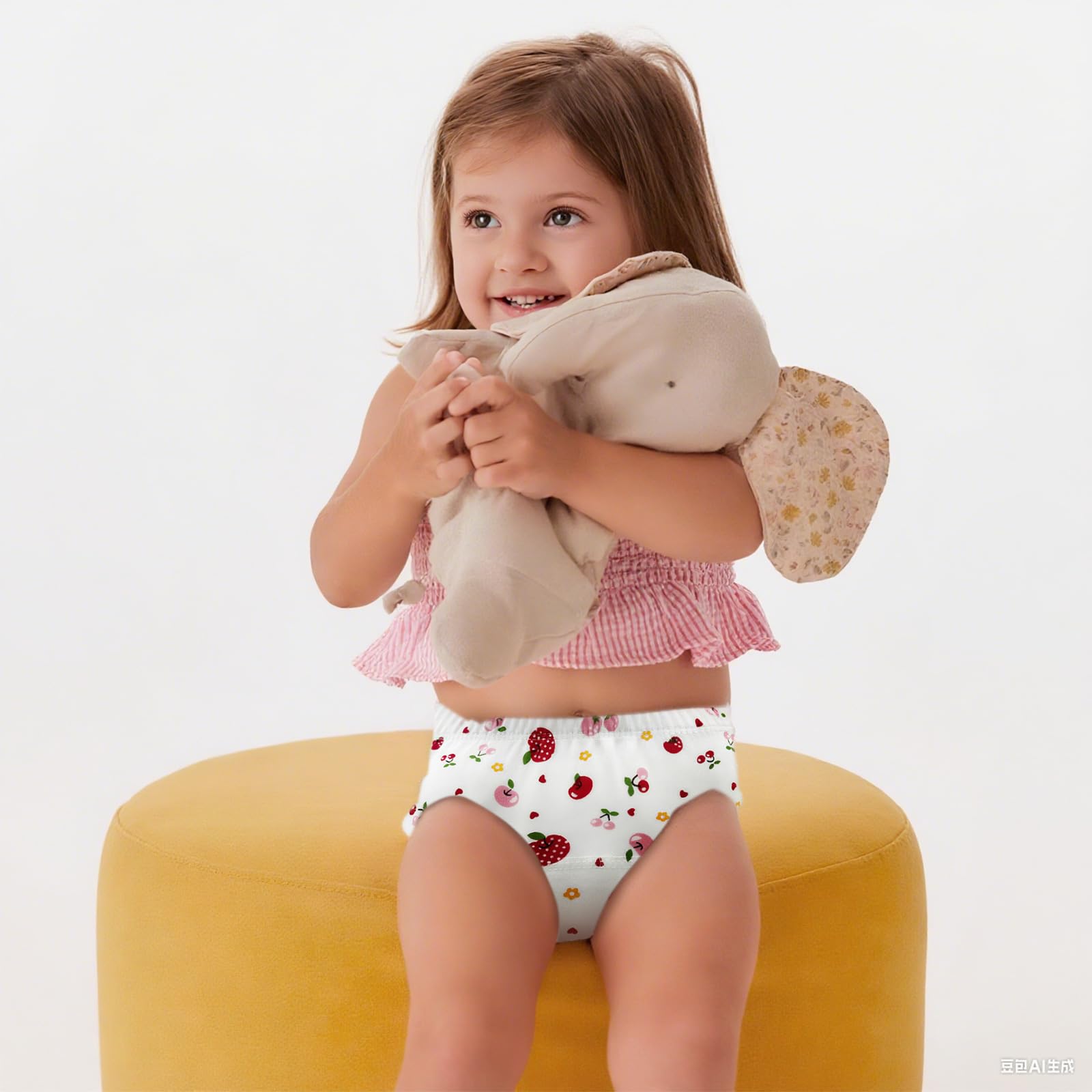 Upairy Training Pants for Boys Girls,Toddler Potty Training Underwear,Leakproof Reusable Kid Confident Panties,Children's Potty Underwear 100% Cotton for 2T-6T(10PCS,M) - 5