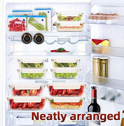 Miniatura 4 de SonicoFraîche Juego de iniciación de máquina selladora al vacío con sellador de batería eléctrico automático, recipientes de alimentos de vidrio al