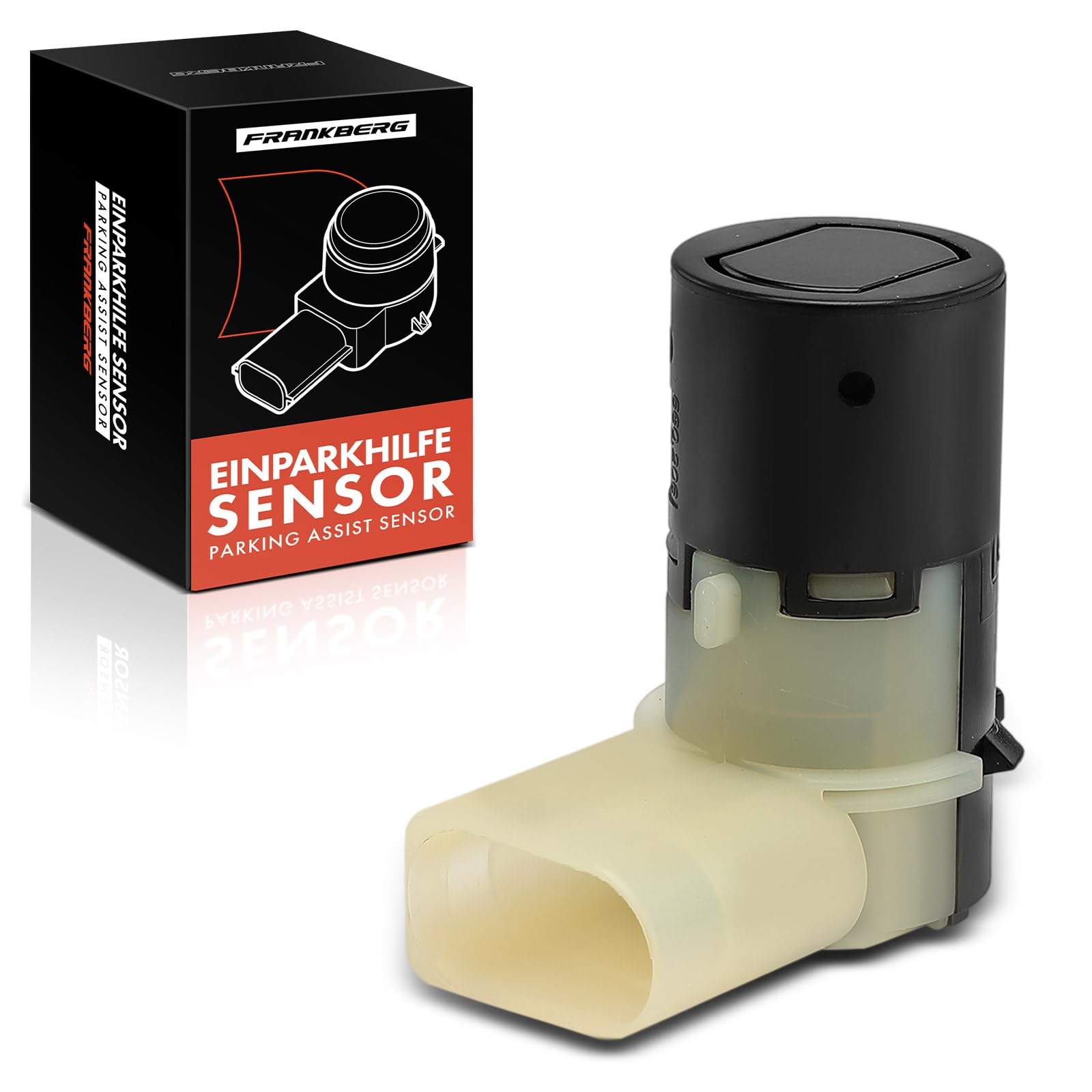 Frankberg Parking Assit Sensor Front or Rear Compatible with A4 8H7 8HE 1.8L-4.2L 2002-2009 A6 4B2 4F2 C5 C6 2.5L-5.2L 1997-2011 A8 4E2 4E8 3.0L-6.0L 2002-2010 Replace# 4B0919275A