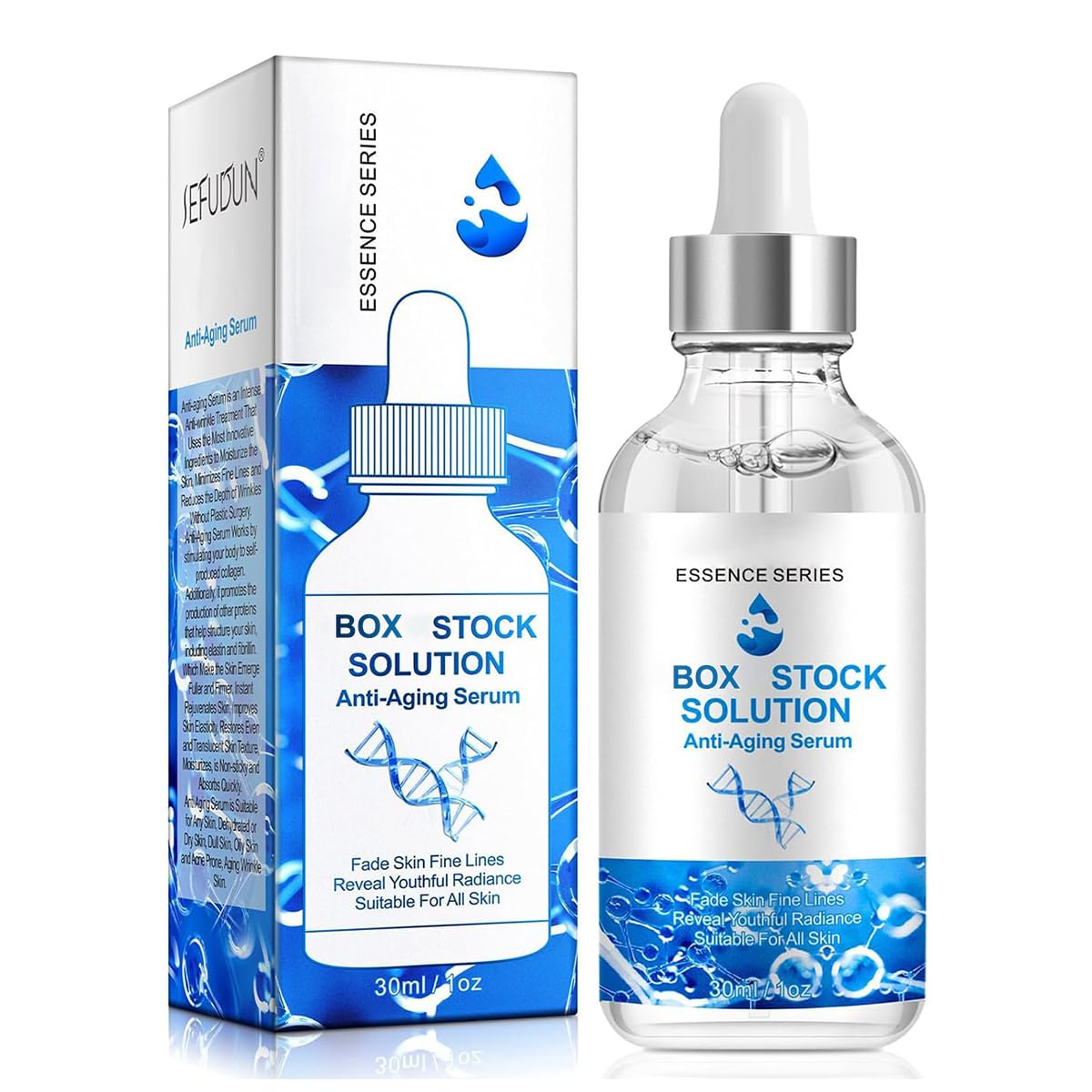 Box Facial Serum - Anti Aging Serum for Instant Tightening