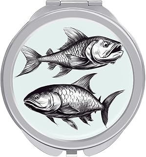 Espejo portátil de maquillaje de viaje, espej...